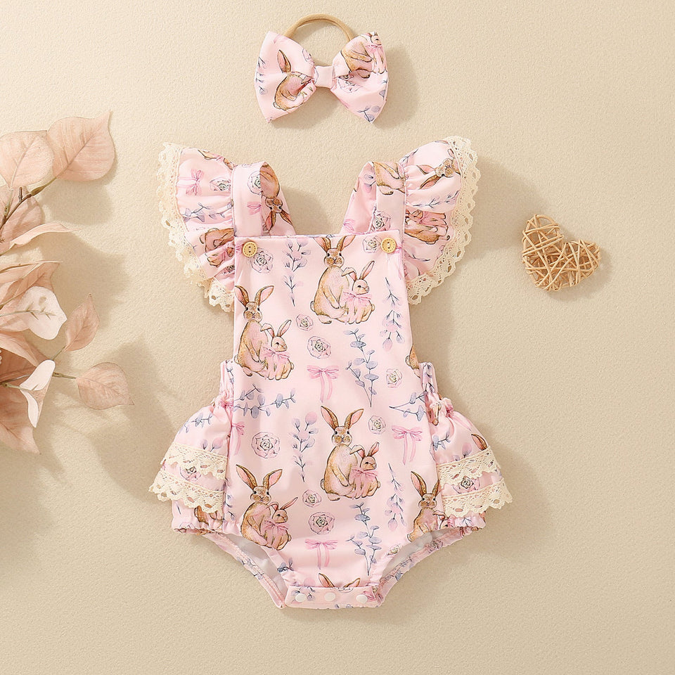 Body Infantil Feminino Coelhinhos