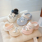 Crocks Infantil Feminino Pérolas
