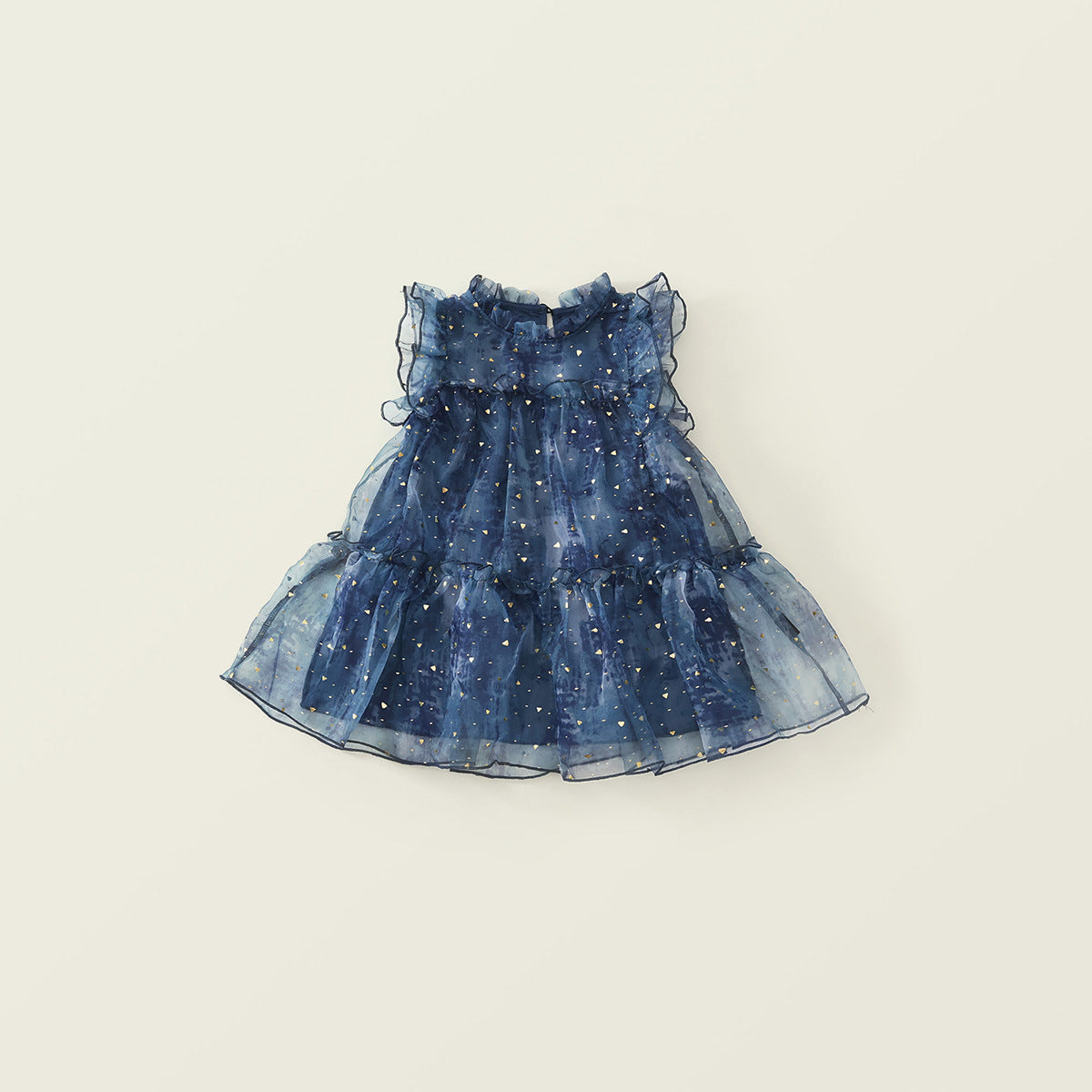 Vestido Infantil Azul Delicado