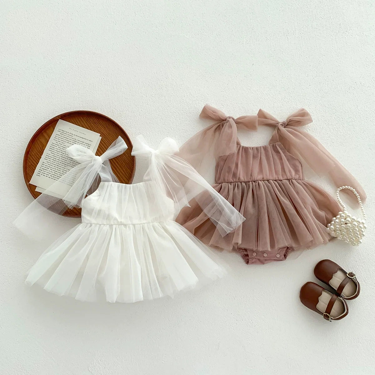 Body Vestidinho Infantil De Tule