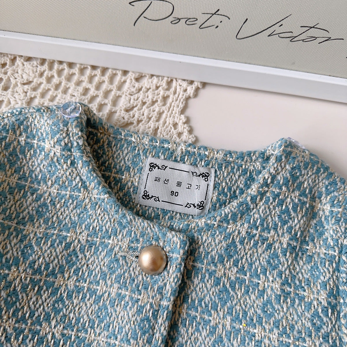 Conjunto Infantil Feminino Azul Boutique