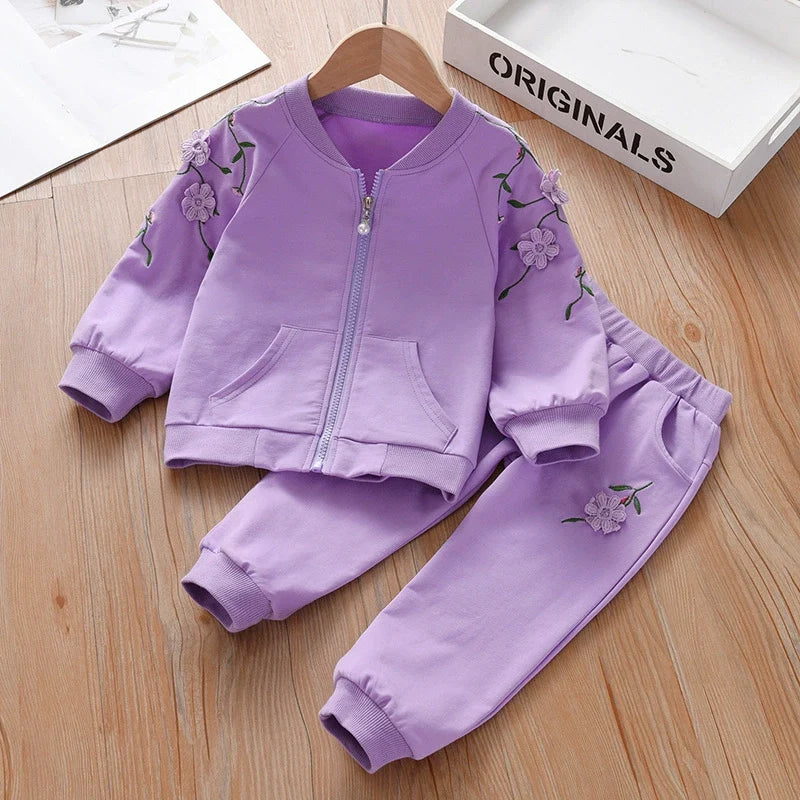 Conjunto Infantil Feminino Florzinhas