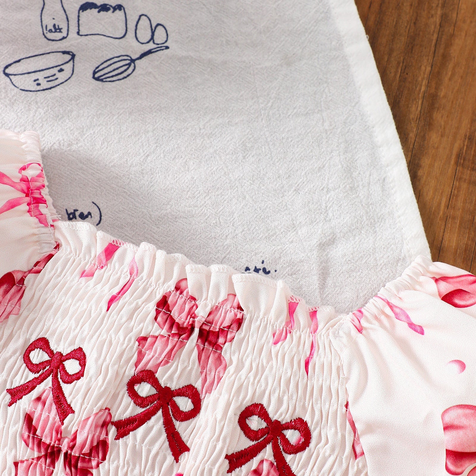 Vestido Infantil Verão Lacinhos