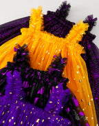 Vestido Infantil de Tule Hallowen