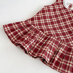 Vestido Infantil Regata Xadrez