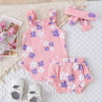 Conjunto Infantil Flores Verão