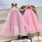 Vestido Infantil Tule Borboletinhas
