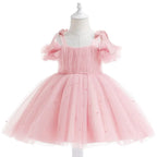 Vestido de Festa Infantil Pérolas