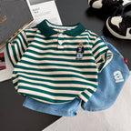 Conjunto Infantil Lístras Ursinho e Jeans