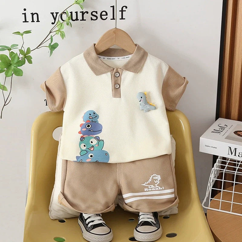 Conjunto Infantil Masculino Dinossauro
