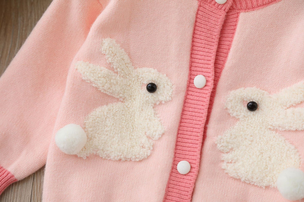Conjunto Infantil de Tricô Coelhinho