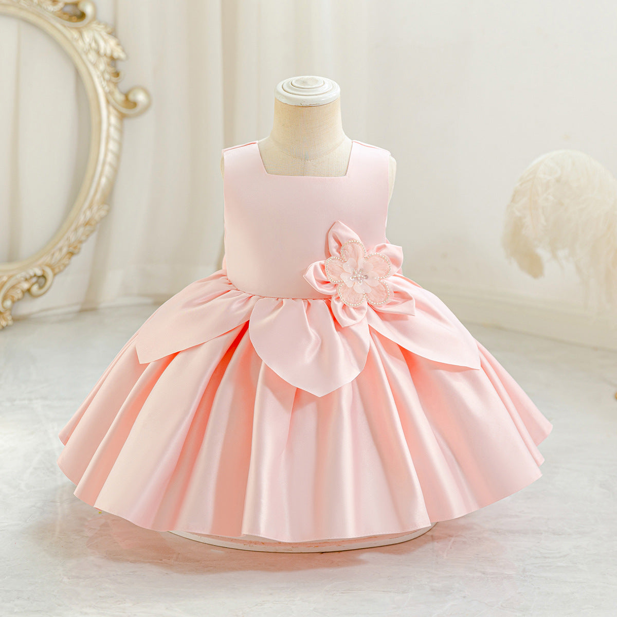 Vestido de Festa Infantil Florzinha