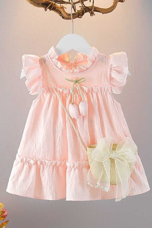 Vestido Infantil Laço Florzinha