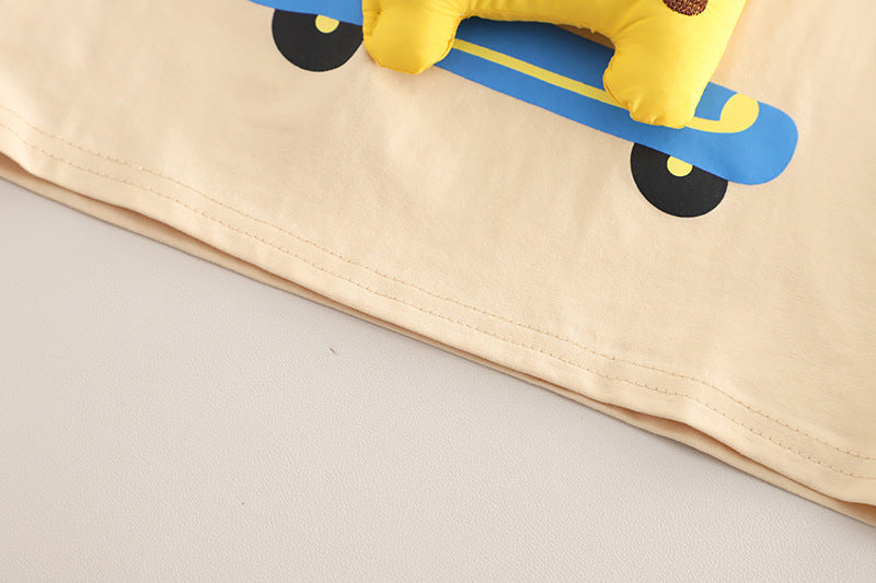Conjunto Infantil Masculino Verão Girafinha