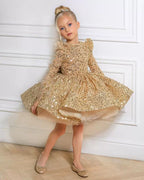 Vestido de Festa Lantejoulas Brilhante