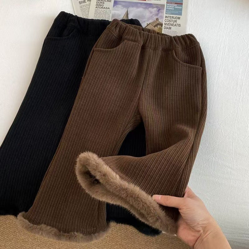 Calça Infantil Inverno Barra de Plush