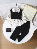 Conjunto Infantil 3 Peças Golinha Corações