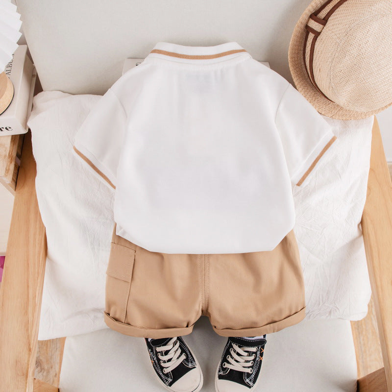 Conjunto Infantil Masculino Ursinho Bolsinho
