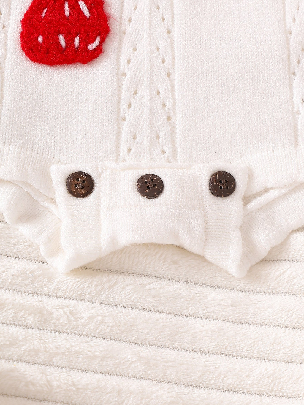 Conjunto Infantil Tricô Moranguinhos