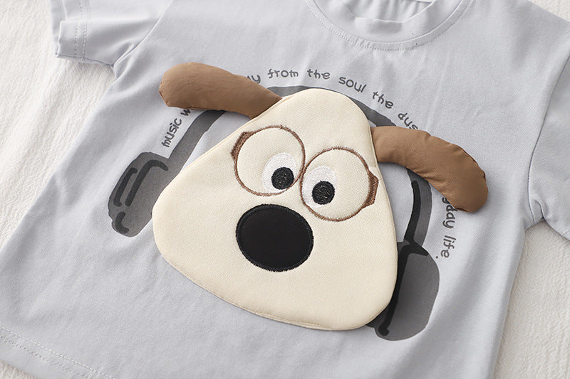 Conjunto Infantil Cachorrinho e Jeans