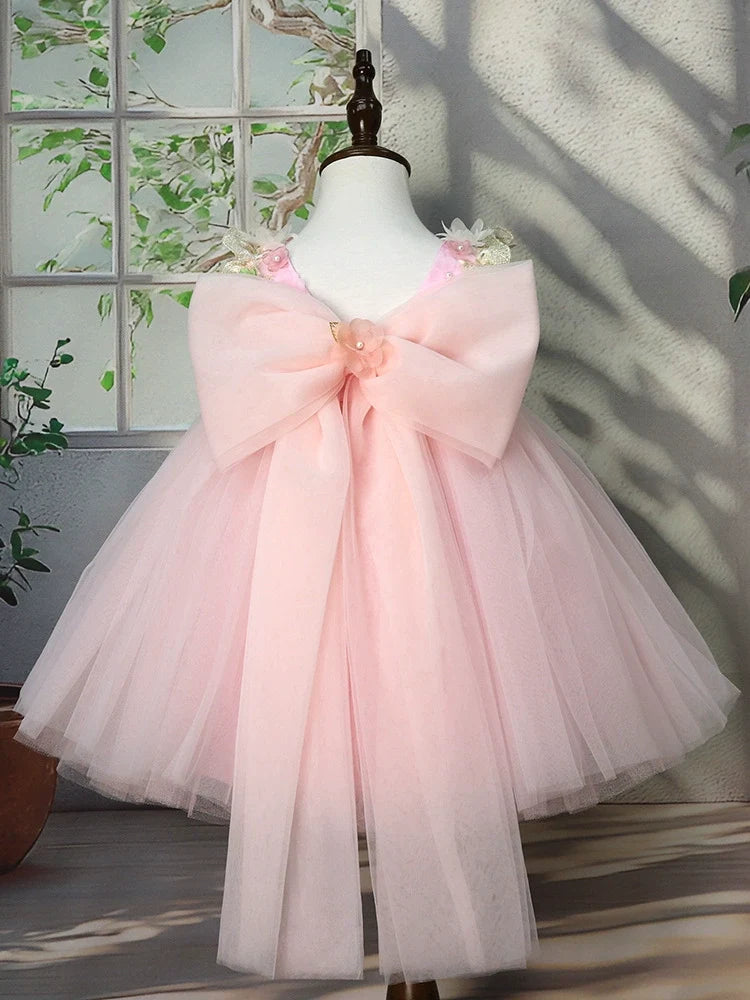 Vestido Infantil de Festa Flores