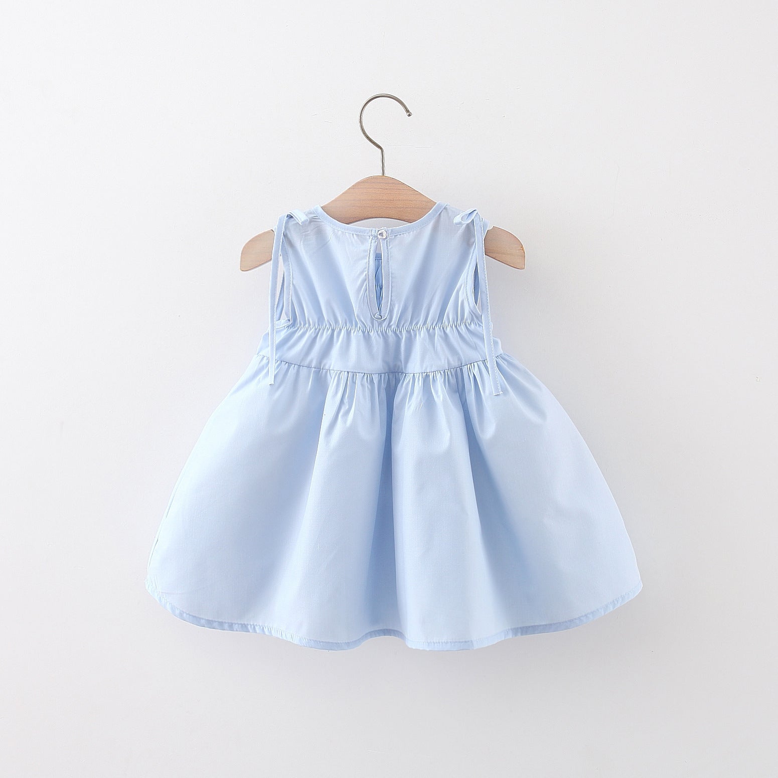 Vestido Infantil Verão Azul