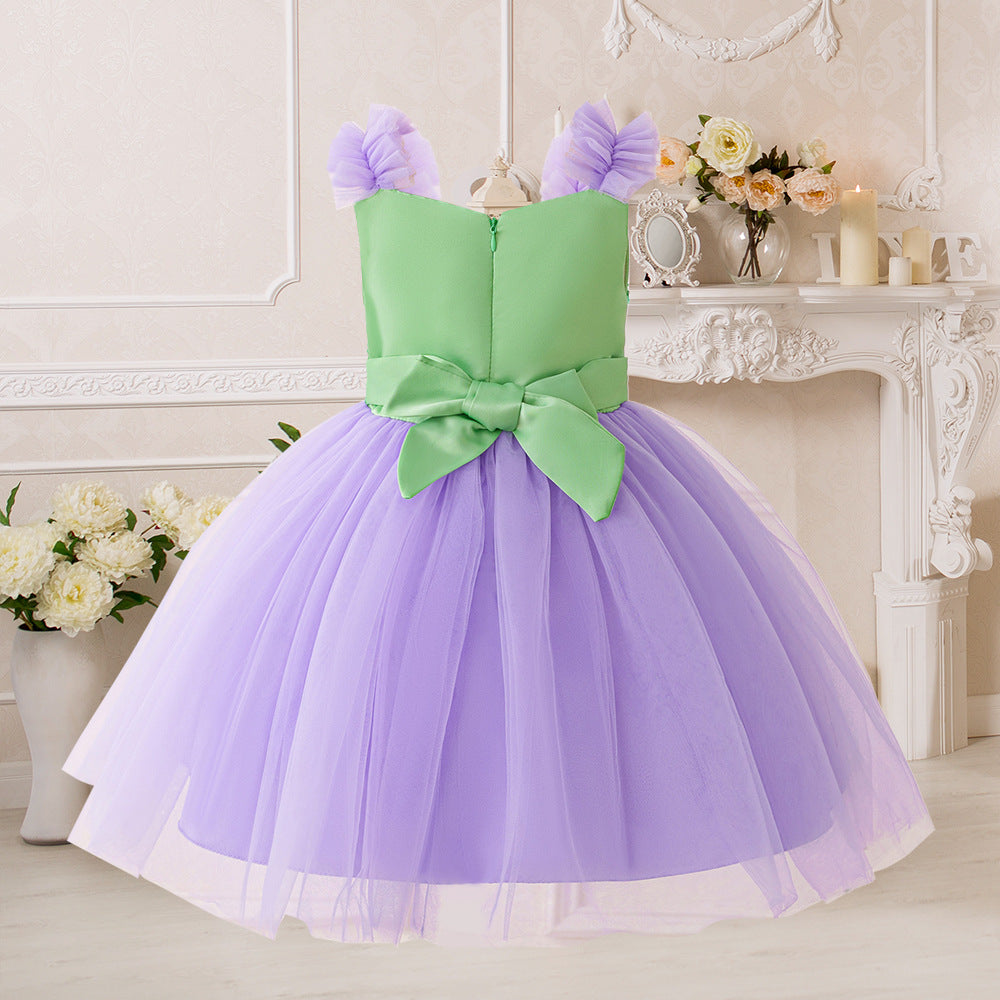 Vestido Infantil Sereia com Tule
