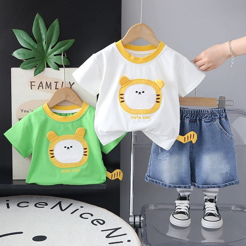 Conjunto Infantil Masculino Tigrinho