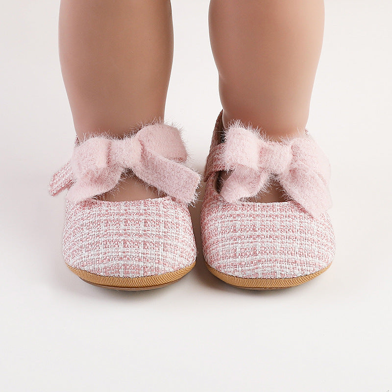 Sapato Infantil Tweed Lacinho