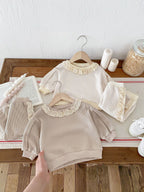 Conjunto Infantil Feminino com Rendinha