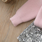 Conjunto Infantil Brilhante Lacinho