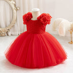 Vestido De Festa Infantil Bufante com Tule