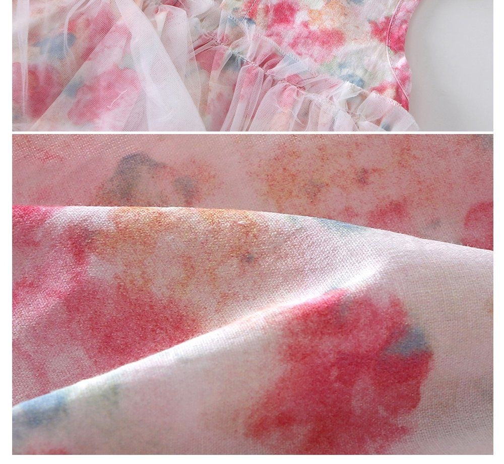 Body Infantil Feminino Rosa Flores