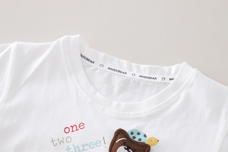 Conjunto Infantil Masculino Bichinhos e Jeans