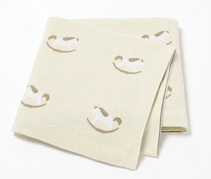 Manta Infantil Cavalinhos