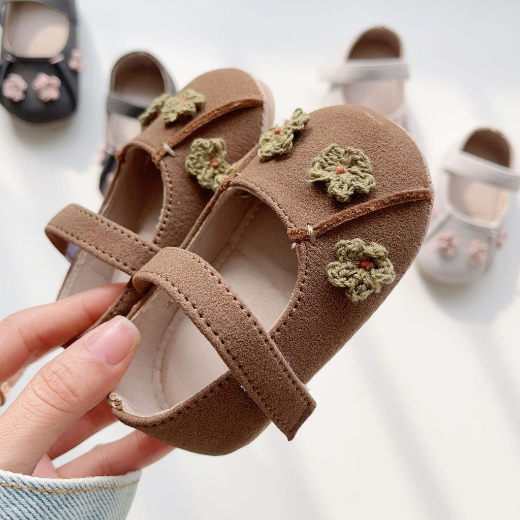Sapato Infantil Feminino Florzinhas