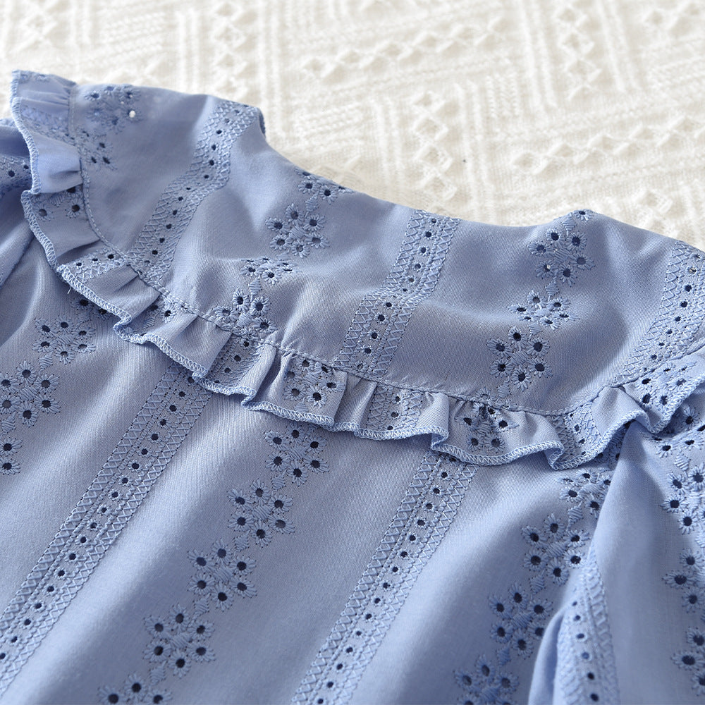 Conjunto Infantil Bordado Florzinhas