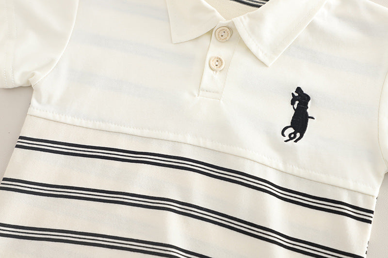 Conjunto Infantil Masculino Polo Lístras