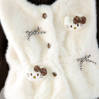 Conjunto Infantil Gatinha Xadrez