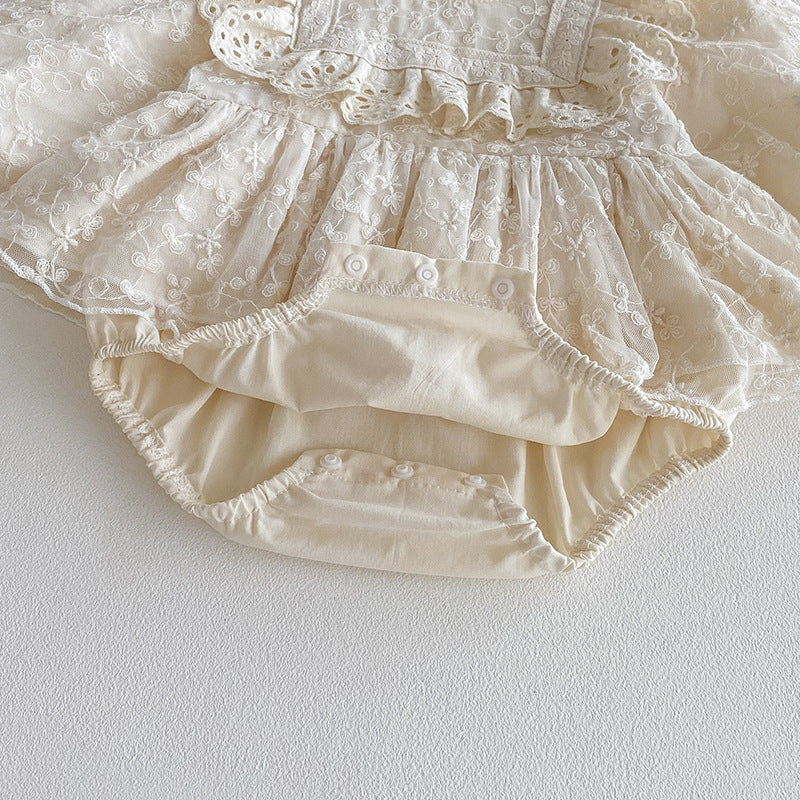 Body Infantil Feminino de Renda