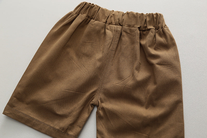 Conjunto Infantil Masculino Botões Bolsinho