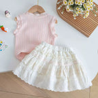 Conjunto Infantil Feminino Pink Lacinhos