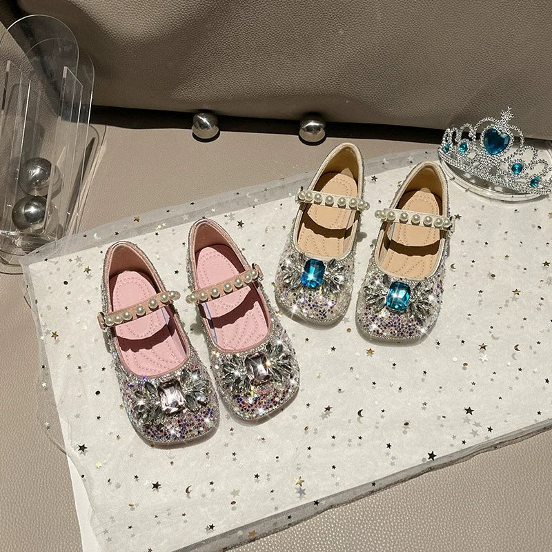 Sapato Infantil Feminino Pedrarias Brilhante