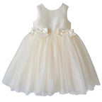 Vestido Infantil Cetim Lacinho
