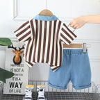 Conjunto Infantil Masculino Lístras Ursinho