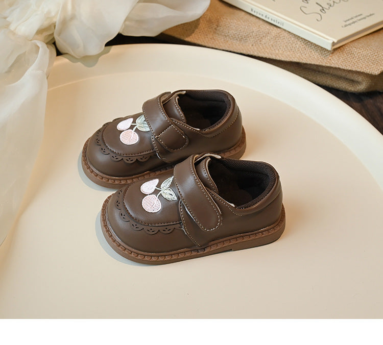 Sapato Infantil Cerejinhas com Velcro