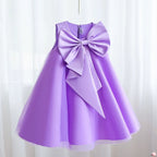 Vestido Infantil Elegante Laço