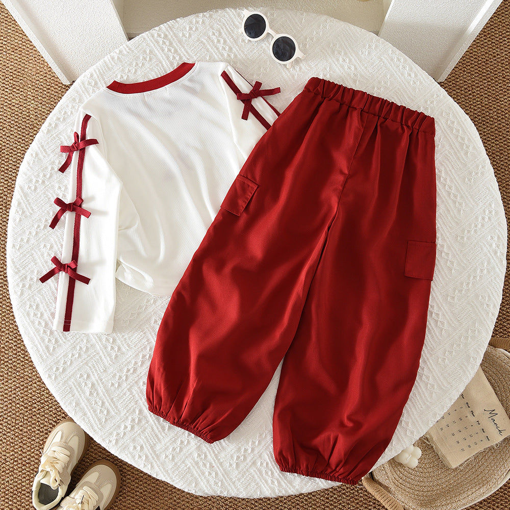 Conjunto Infantil Feminino Lacinhos