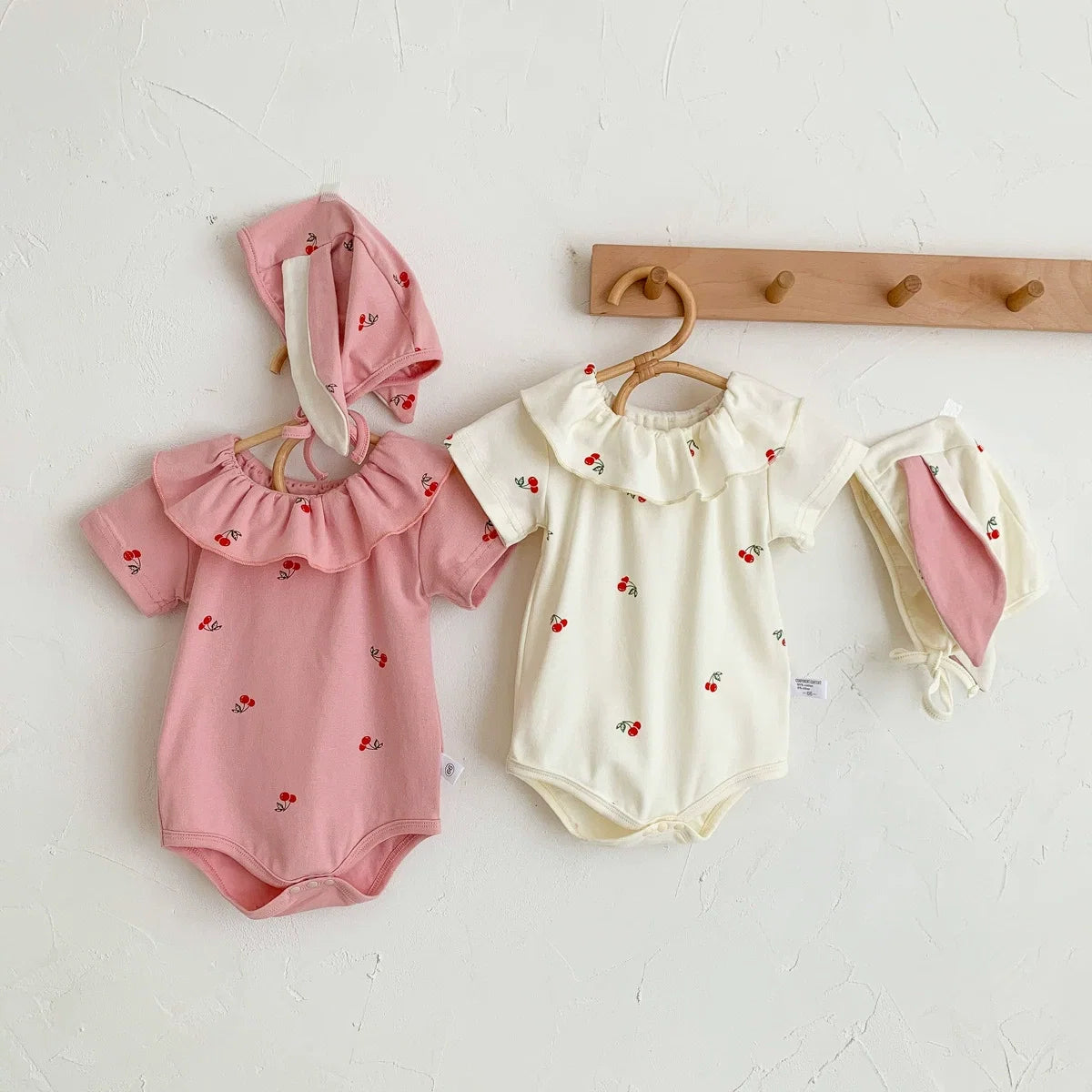 Body Infantil Feminino Cerejinhas