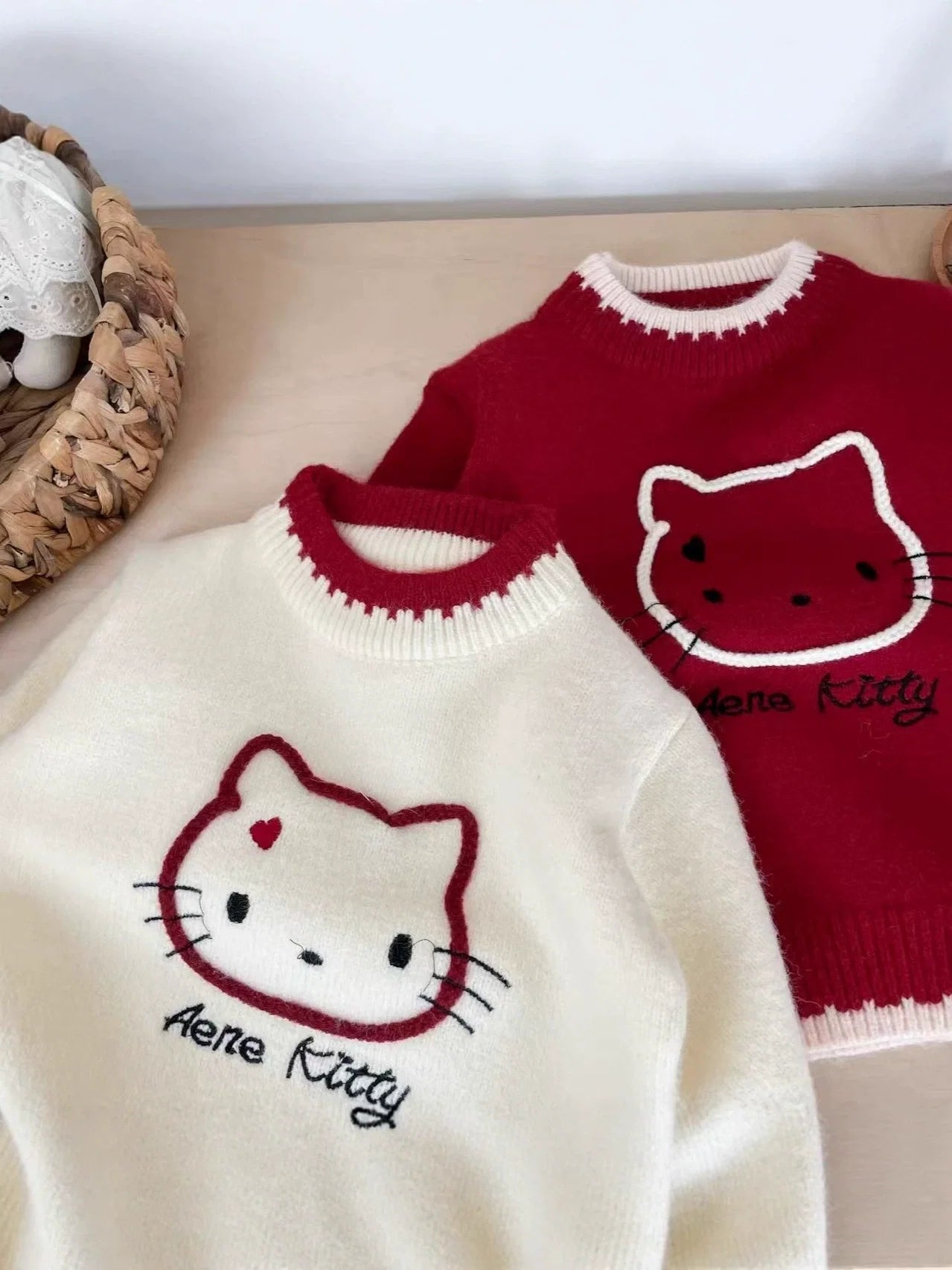 Blusa Infantil Tricô Hello Kity
